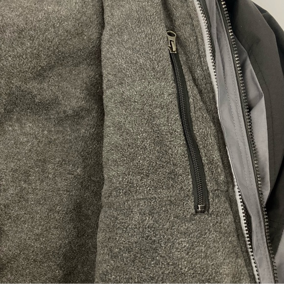 Columbia Interchange Fleece Lined Black & Gray Winter Jacket Mens Medium - Picture 13 of 15